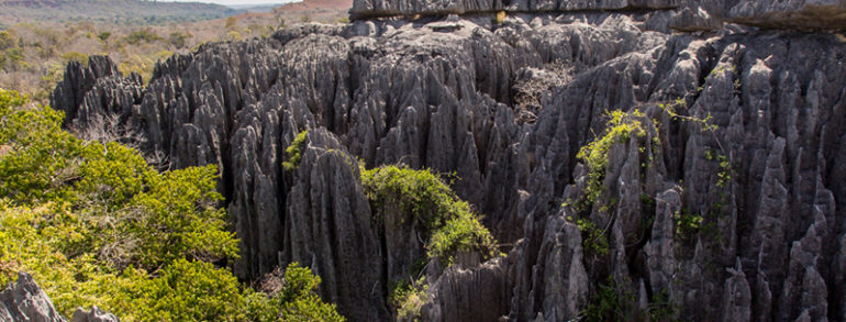 Formation rocheuse des Tsingy de Madagascar
